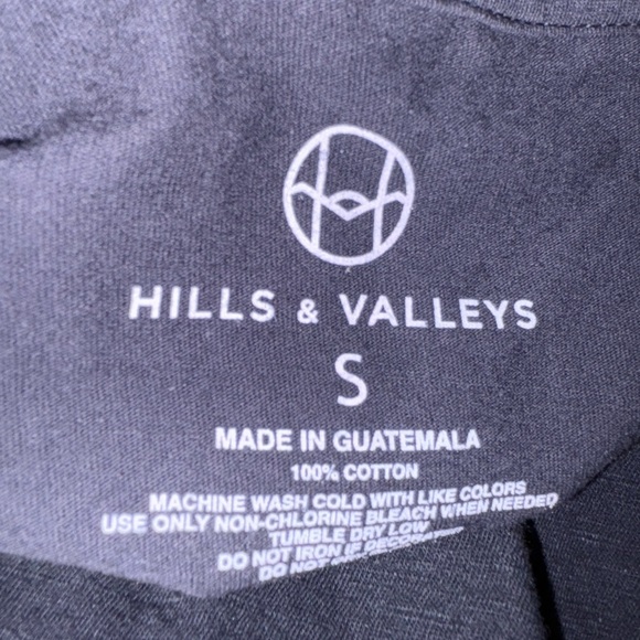 Hills & Valleys Black Graphic T-Shirt with Horse Design - Picture 4 of 4